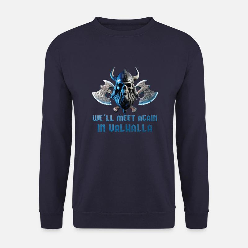 Wikinger Schädel 06 2024 02 - Unisex Pullover - Navy