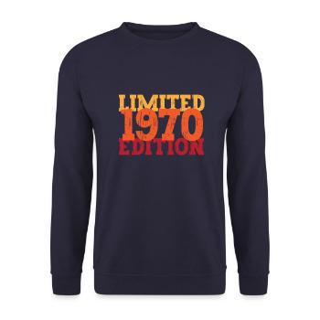 Vintage 1970 - Unisex Pullover - Navy - Vorne - Alina (178cm) & Michal (187cm)