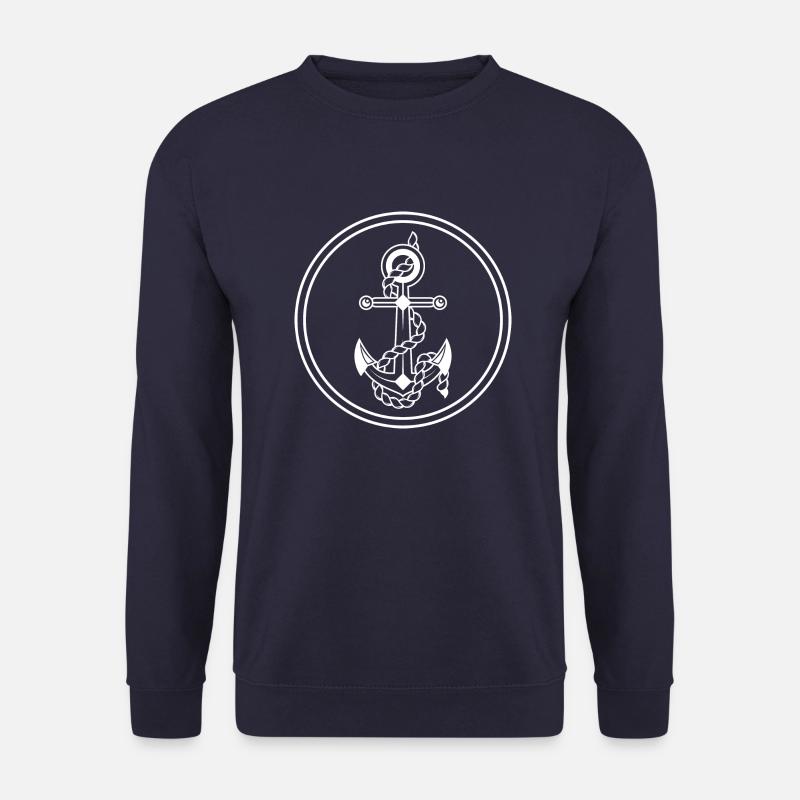 Anker Symbol Zeichen - Unisex Pullover - Navy
