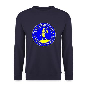 Équipe du marié - Sweat-shirt Unisexe - marine - Devant - Alina (178cm) & Michal (187cm)