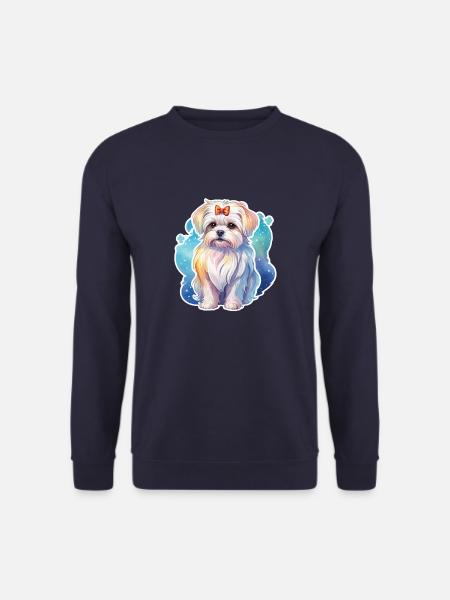 Malteser Wasserfarben - Unisex Pullover - Navy