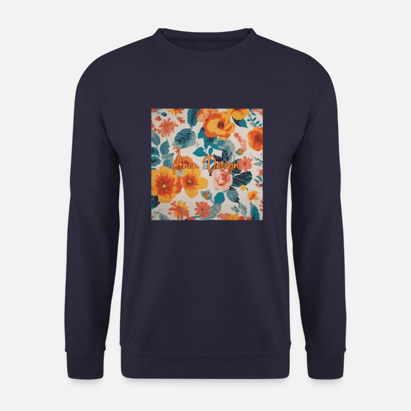 Blumen - Unisex Pullover - Navy