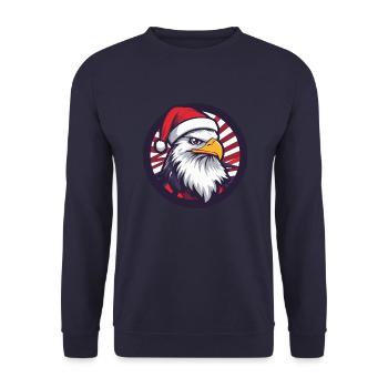 Aigle Noël Noël - Sweat-shirt Unisexe - marine - Devant - Alina (178cm) & Michal (187cm)