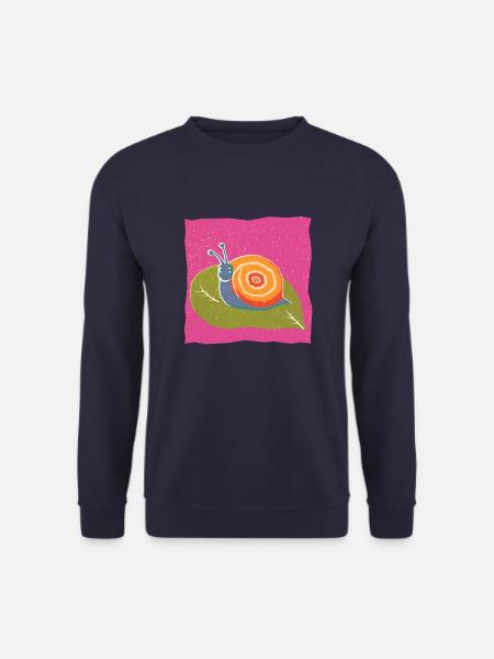 schnecke1 - Unisex Pullover - Navy