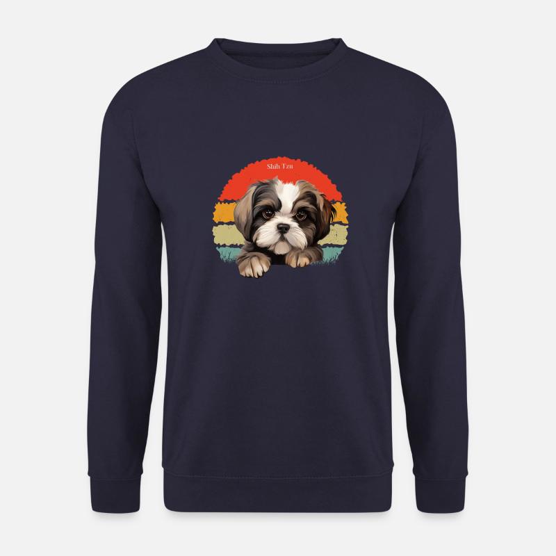 Shih Tzu - Unisex Pullover - Navy