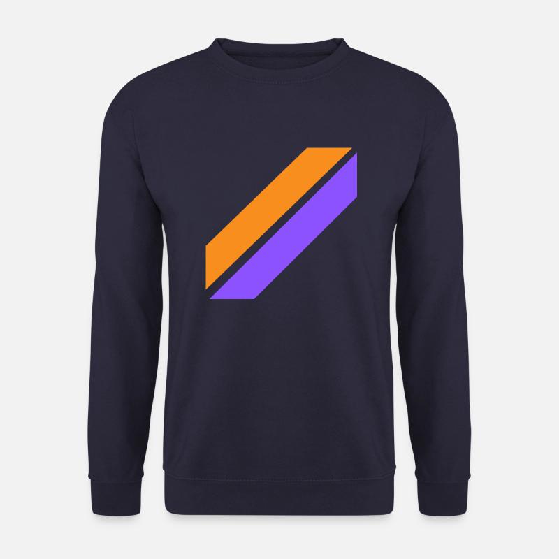 Makatussin Codéine Stripe Design - Sweat-shirt Unisexe - marine