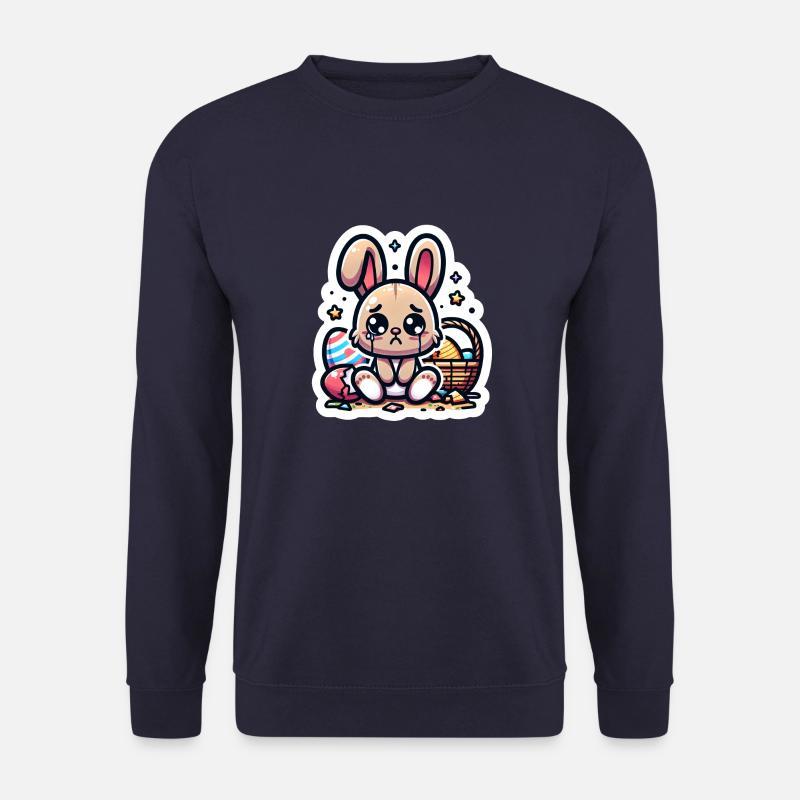 Sad Bunny - Unisex Pullover - Navy