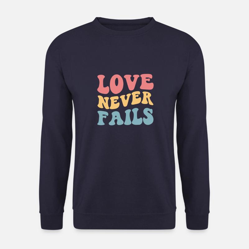 Love Never Fails - Unisex Pullover - Navy
