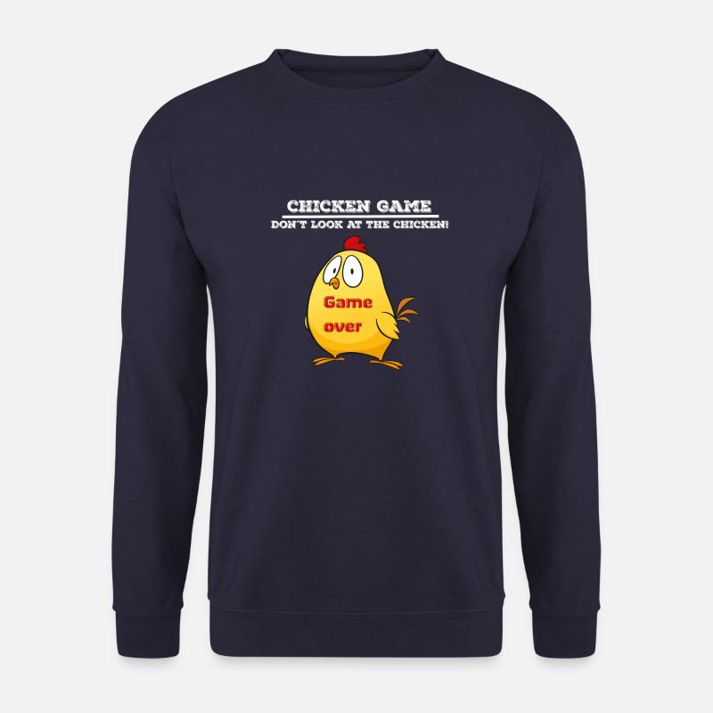 Chicken game weiss - Unisex Pullover - Navy