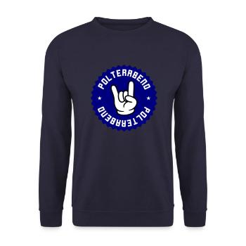 Polterabend Hochzeit Party - Unisex Pullover - Navy - Vorne - Alina (178cm) & Michal (187cm)