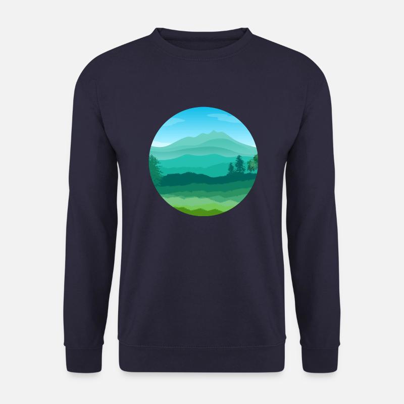 Naturlandschaft - Unisex Pullover - Navy