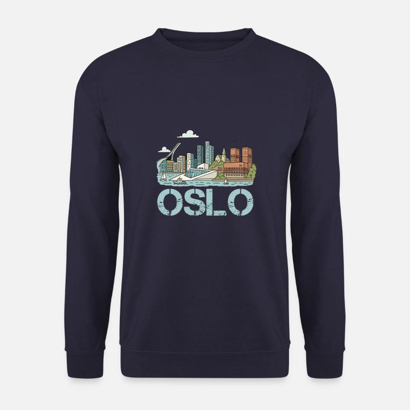 oslo stadt - Unisex Pullover - Navy