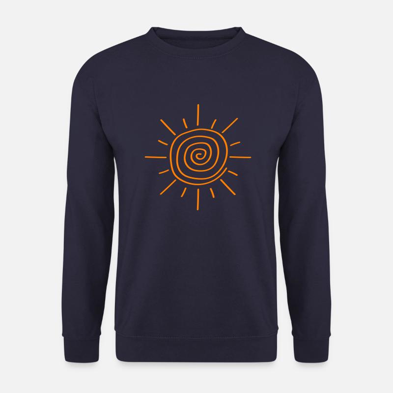 Sonne Symbol - Unisex Pullover - Navy