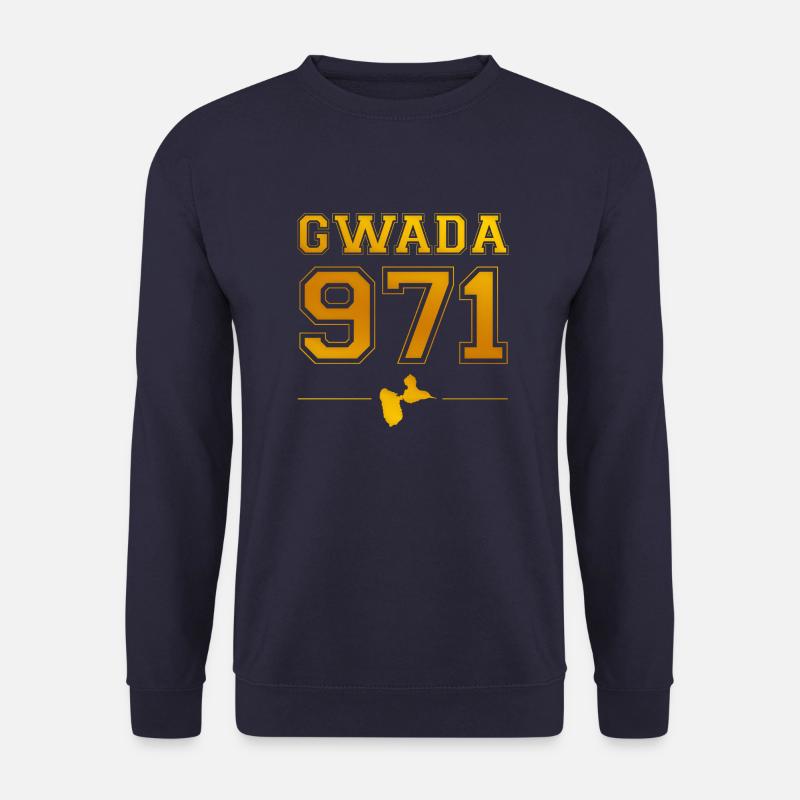 gwada_school_or - Unisex Pullover - Navy