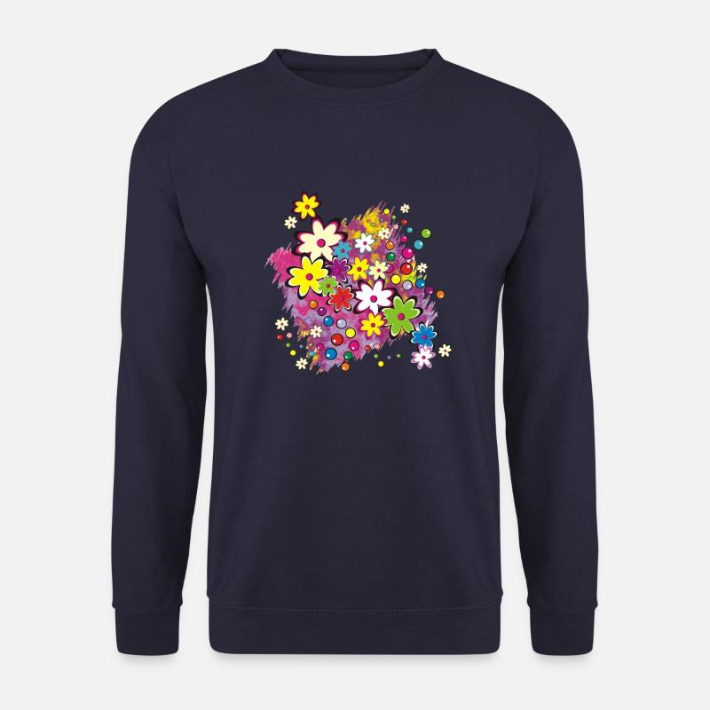 Flower Power - Unisex Pullover - Navy