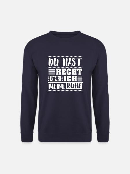 Du hast Recht - Unisex Pullover - Navy