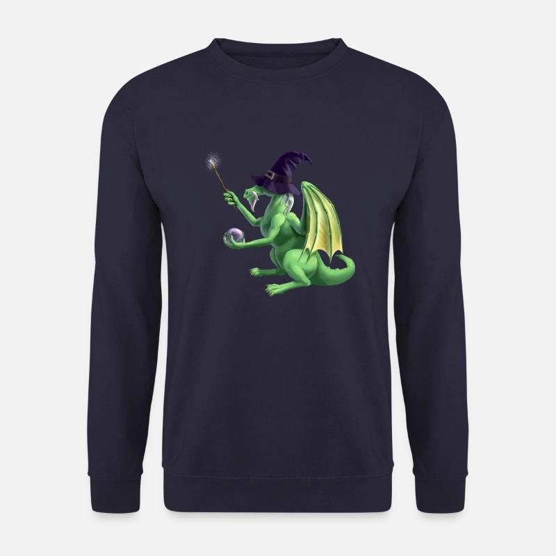 dragon wizard - Unisex Sweatshirt - navy