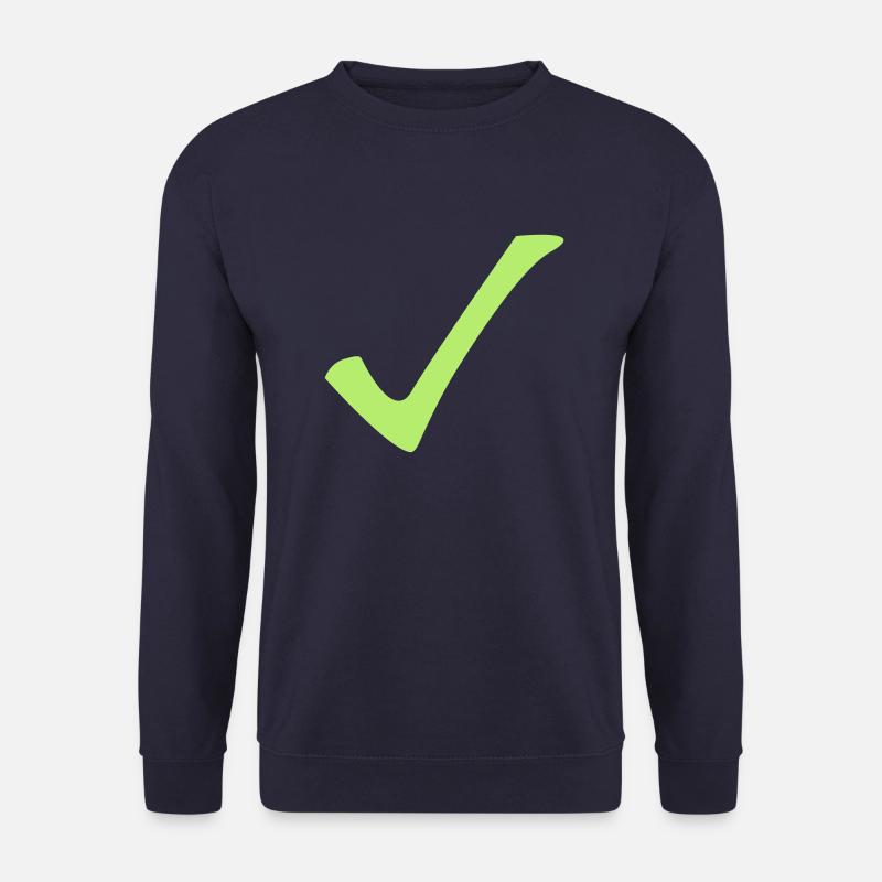 check - Unisex Sweatshirt - navy