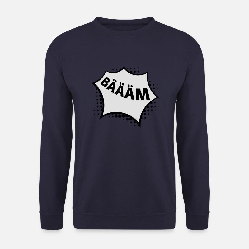 bäääm b / w - Unisex Sweatshirt - navy
