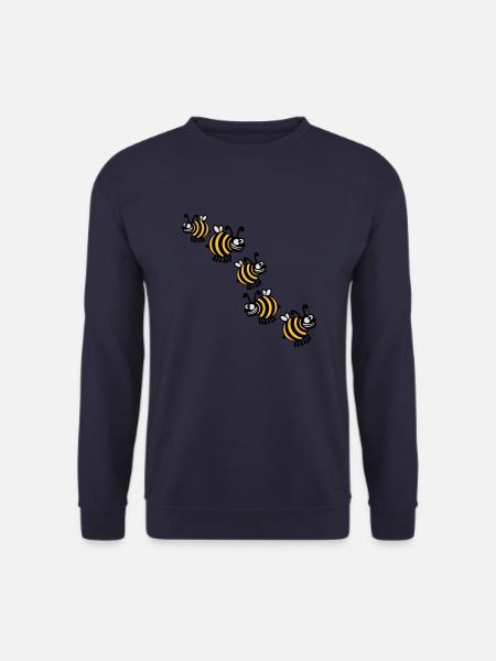 Thick crazy bees - Unisex Sweatshirt - navy