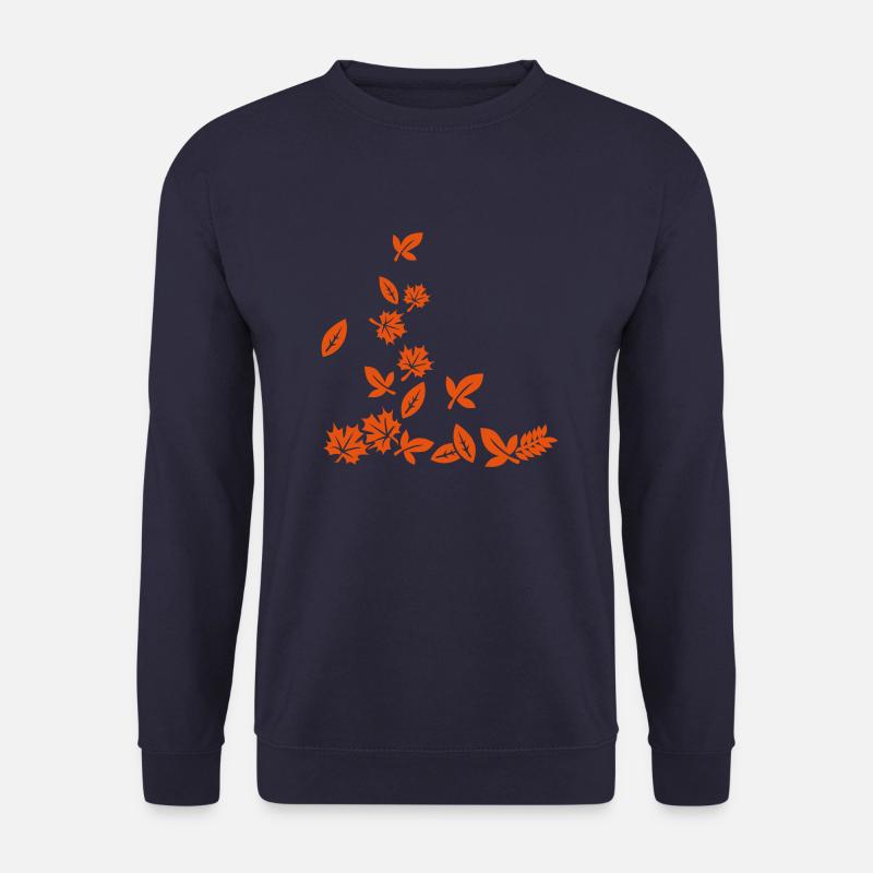 Blätter - Unisex Pullover - Navy