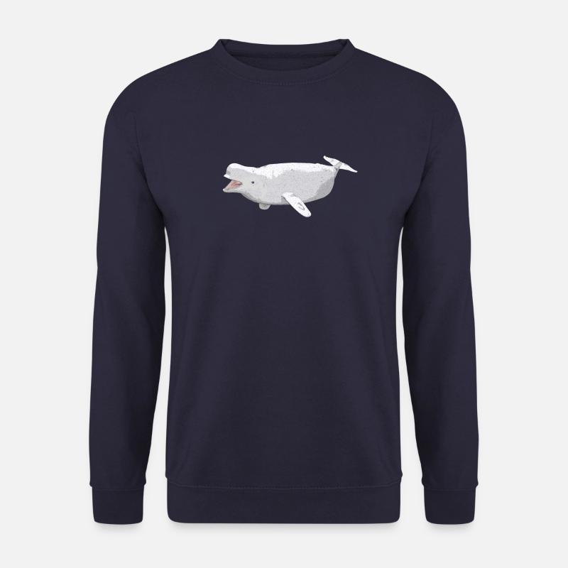 Beluga whale, gift, gift idea - Unisex Sweatshirt - navy