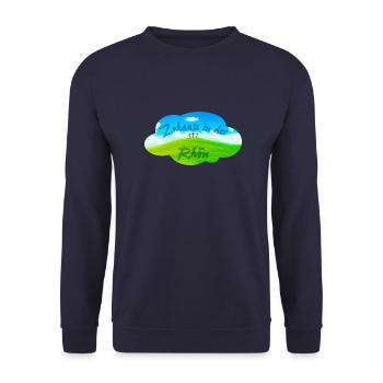 Rhön - Unisex Pullover - Navy - Vorne - Alina (178cm) & Michal (187cm)