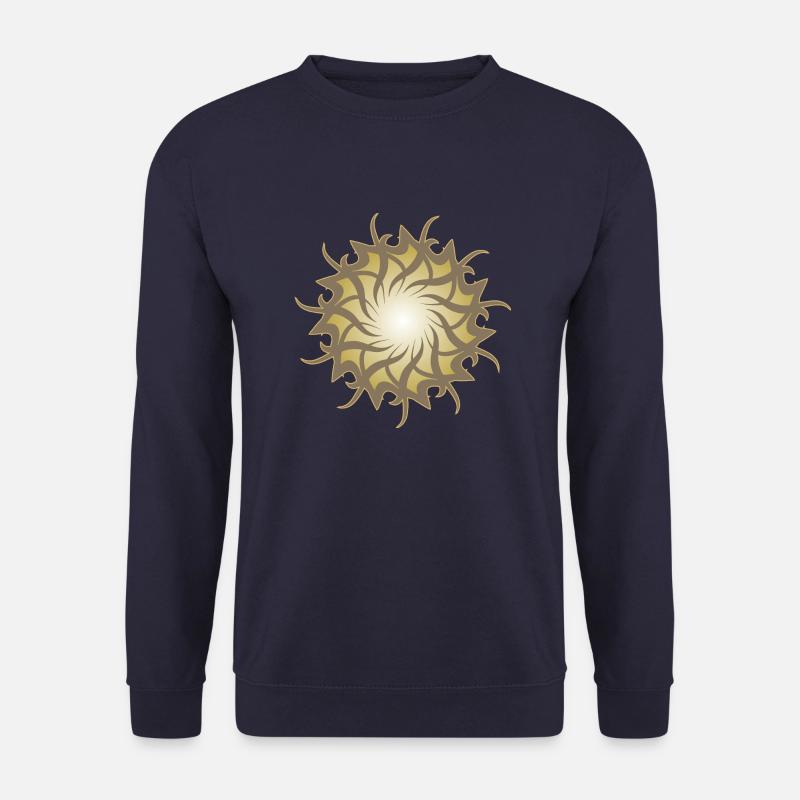 Esoterik 3d Galaxy Stern Sonne - Unisex Pullover - Navy