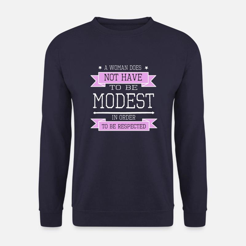 gender equality society activism - Unisex Pullover - Navy