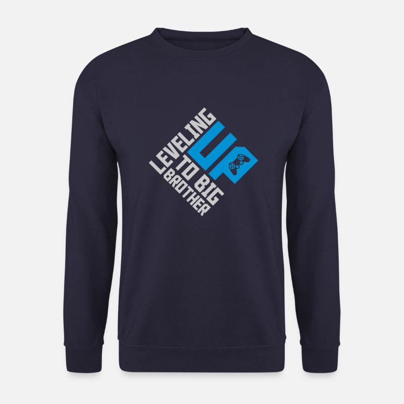 Leveling up big brother - Unisex Sweatshirt - navy