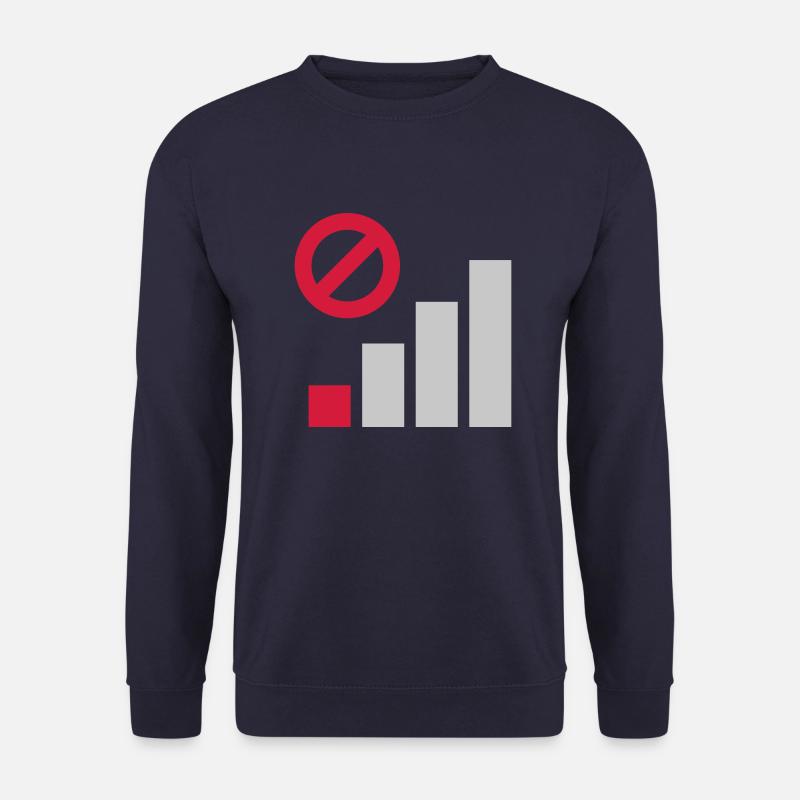 Poor coverage cellular connection - Unisex Sweatshirt - navy