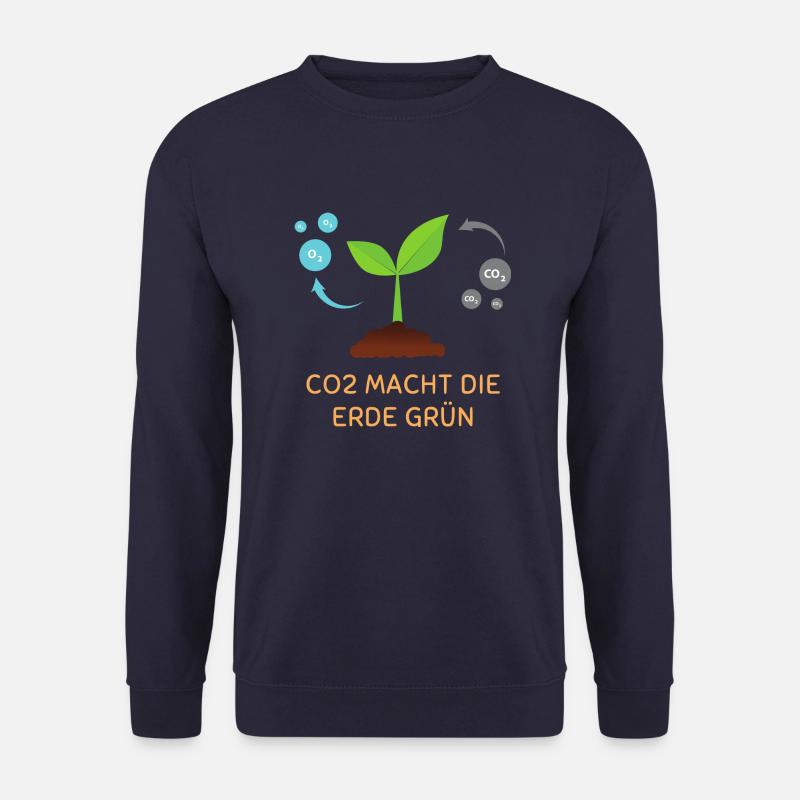 CO2 macht die Erde grün - Unisex Pullover - Navy