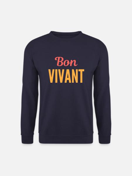 bon vivant - Sweat-shirt Unisexe - marine