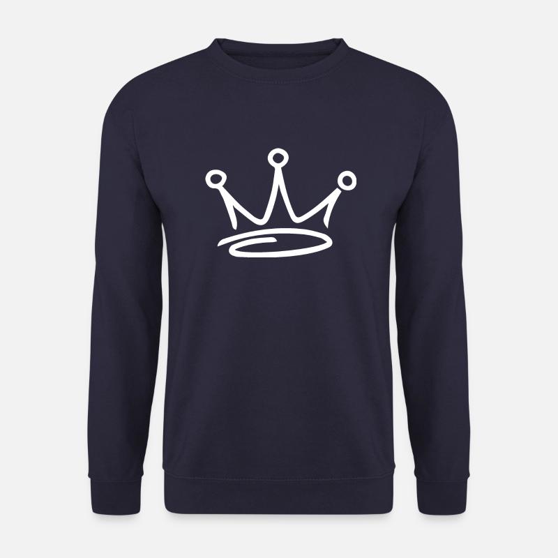 White Crown Graffiti Kollektion - Unisex Pullover - Navy