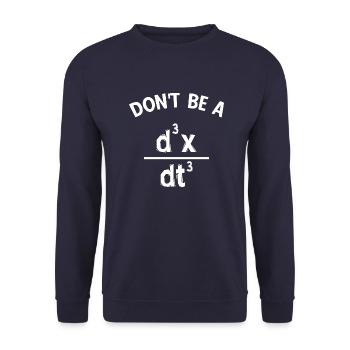Wissenschaft Vintage Astronomie Sprüche - Unisex Pullover - Navy - Vorne - Alina (178cm) & Michal (187cm)