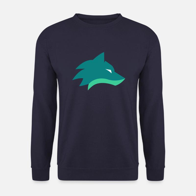 Wolf Logo - Unisex Pullover - Navy