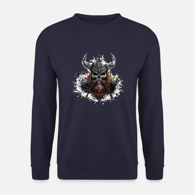 Wikinger Odin Totenkopf - Unisex Pullover - Navy