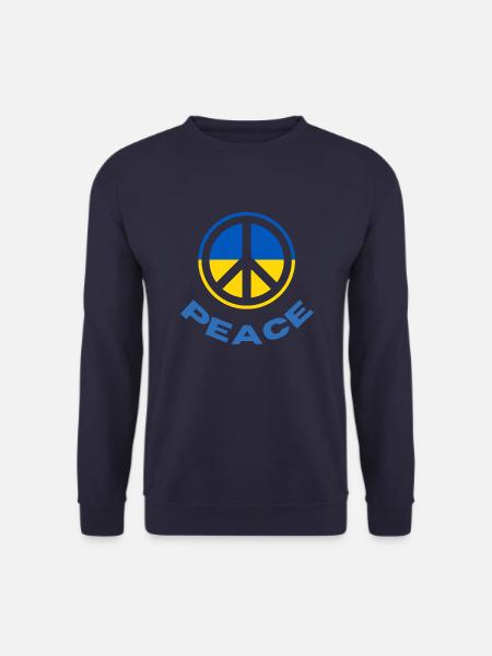 UKR PEACE - Unisex Pullover - Navy