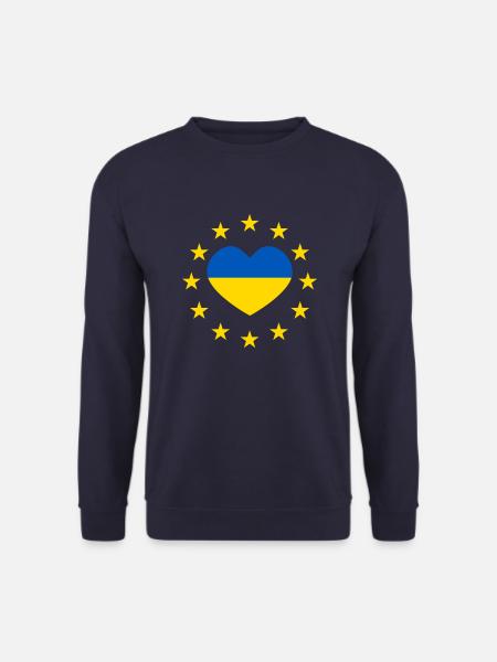 Europa und die Ukraine - Unisex Pullover - Navy