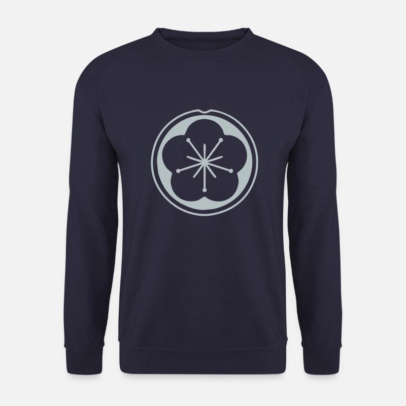 Pflaumenblüte - Unisex Pullover - Navy