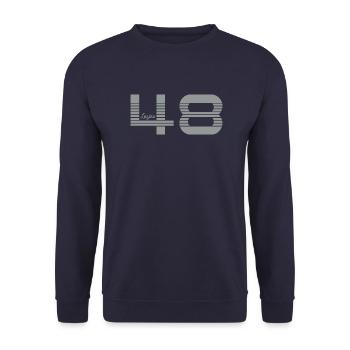 Languedoc Roussillon Lozère 48 - Sweat-shirt Unisexe - marine - Devant - Alina (178cm) & Michal (187cm)