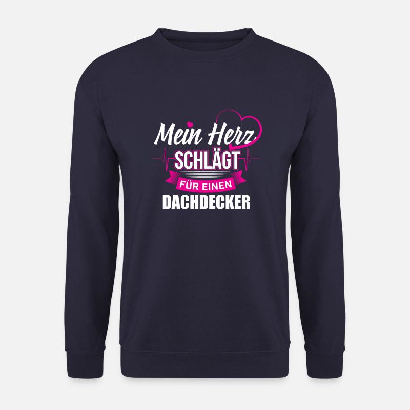 Dachdecker Zimmermann Herz - Unisex Pullover - Navy
