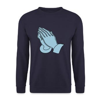 Christentum Collection - Unisex Pullover - Navy - Vorne - Alina (178cm) & Michal (187cm)