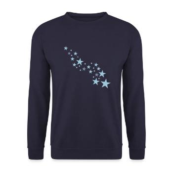 stars - Unisex Pullover - Navy - Vorne - Alina (178cm) & Michal (187cm)