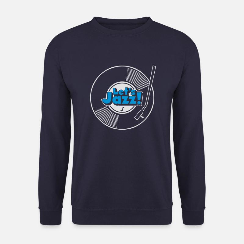 let's jazz wax - Unisex Pullover - Navy