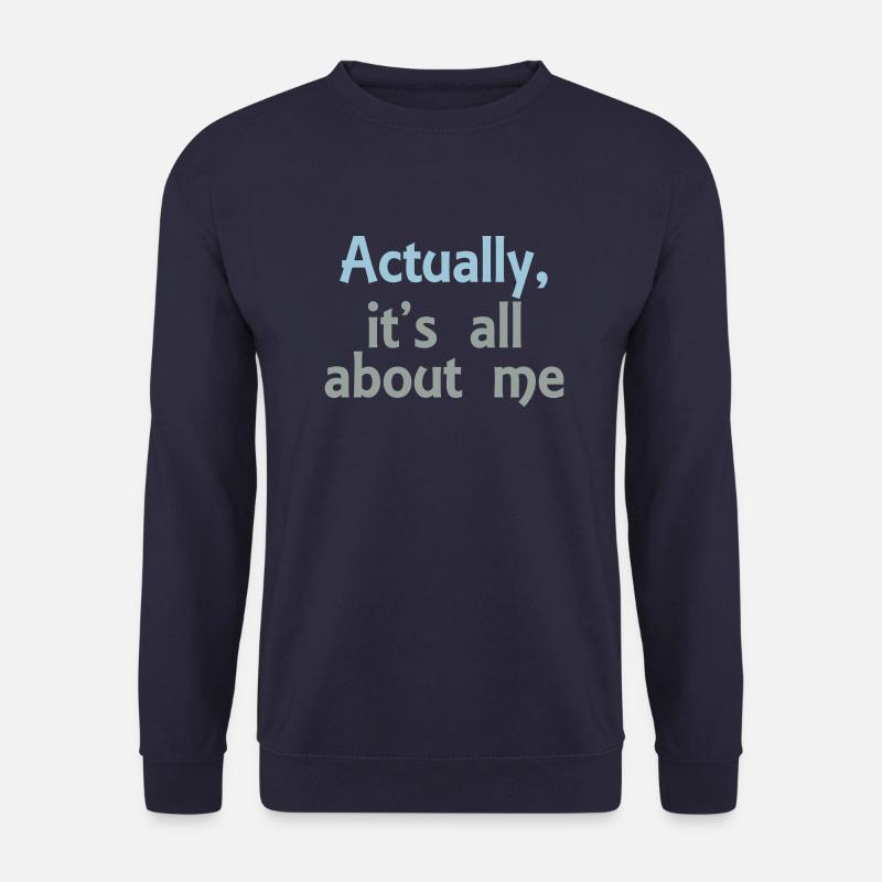 its all about me - Unisex Pullover - Navy