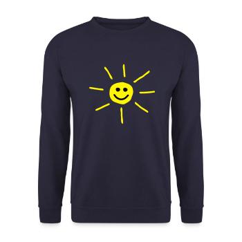 Sonne - Sweat-shirt Unisexe - marine - Devant - Alina (178cm) & Michal (187cm)