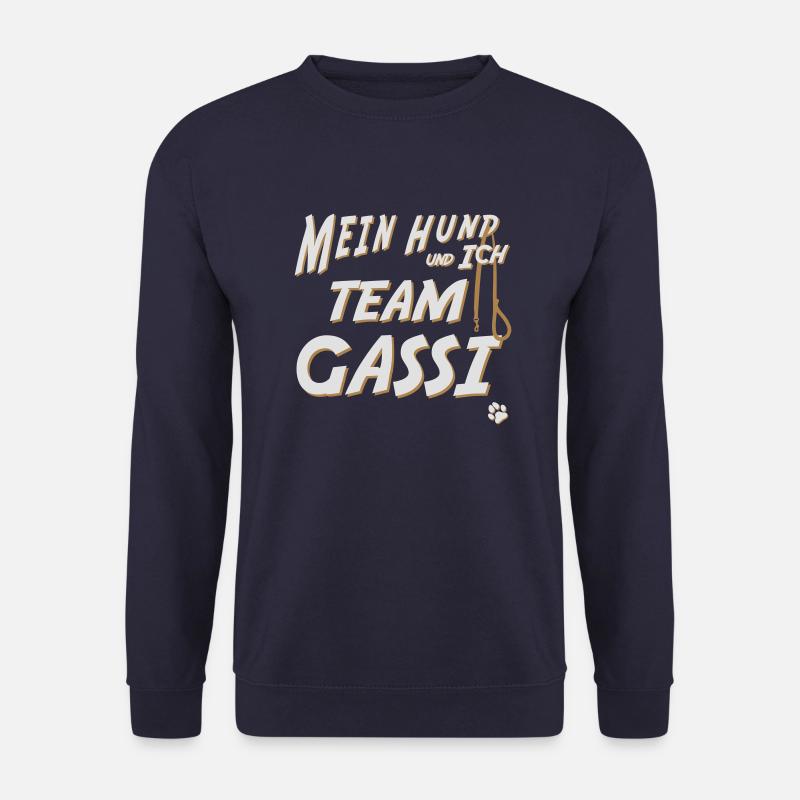 Mein Hund und Ich TEAM GASSI - Unisex Pullover - Navy