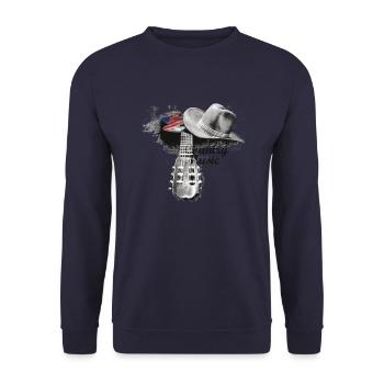 (kl_linedance38b) - Unisex Pullover - Navy - Vorne - Alina (178cm) & Michal (187cm)