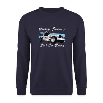 Courses de courses de Formule 2 Heritage - Sweat-shirt Unisexe - marine - Devant - Alina (178cm) & Michal (187cm)